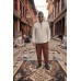 Balen Pant - Premium Striped Cotton Casual Balen Trousers Made in Nepal FSGI-64