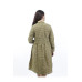 Checkered Front Button Cotton Dress for Women – Full Sleeves & Effortless Style BGHB-35