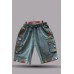 Unisex Cotton Cargo Shorts featuring Traditional Nepali Dhaka Patches FSGI-73