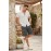 Unisex Cotton Cargo Shorts featuring Traditional Nepali Dhaka Patches FSGI-73