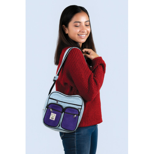 Nepal Handwoven Hemp & Cotton Side Bag ER-N