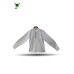Men's Natural Hemp Kurtha Shirt – Eco-Friendly Long Sleeve Henley with Mandarin Collar & Wooden Buttons HCK-01