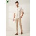 Men's Eco-Friendly Hemp Half-Crease Short Kurta | Casual Summer Wear HCK-09