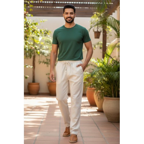 Pure Hemp Lightweight Trousers for Men & Women | Eco-Friendly Casual Pants HCT-01