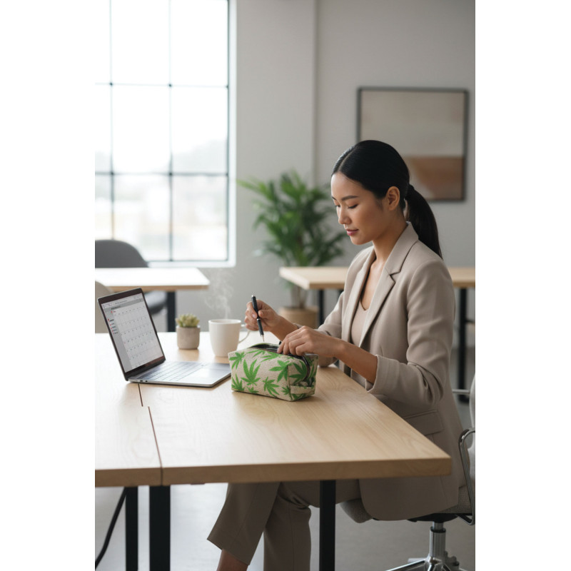 Handmade Hemp Multi-Purpose Pouch | Durable & Organic Organizer CM-01_F