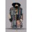 Unisex Bohemian Patchwork Jacket | Hippie Fleece Hooded Cardigan CJF-06