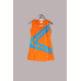 Kids’ Sleeveless Graphic Dot T-Shirt NBD-08