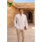 Handcrafted Men's Casual Long-Sleeve Cotton Kurta Shirt | Everyday Ethnic Wear CK-220