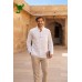 Handcrafted Men's Casual Long-Sleeve Cotton Kurta Shirt | Everyday Ethnic Wear CK-220