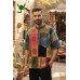 Unisex Boho Patchwork Short Kurta | Hippie Festival Cotton Half Kurtha FSGI-15
