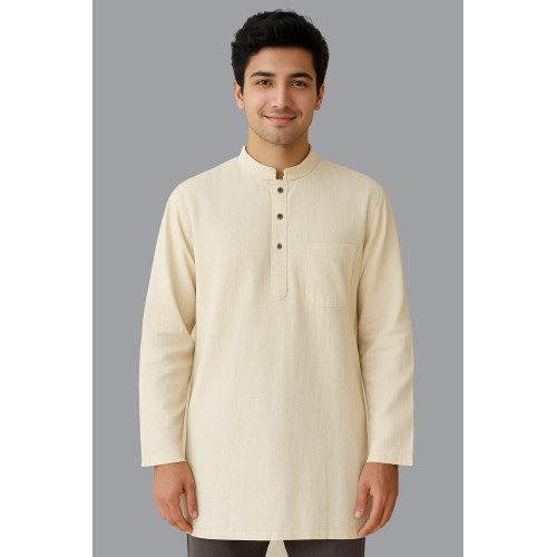 Men’s Casual Long Kurta – Cotton Elegance NT-07