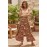Boho Paisley Printed Silk Palazzo Pants with Wrap Overlay UC-01A