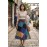 Vibrant Multi-Color Patchwork Skirt - Flowy Artisan Long FSGI-07