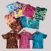 Combo Of 4 Tie Dye Print T-Shirt For Unisex - Multicolored B-01TP