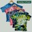 Combo Of 4 Tie Dye Print T-Shirt For Unisex - Multicolored B-01TP