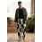 Unisex Cotton Patchwork Hippie Cargo Pants – Black & White S-02