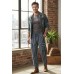 Unisex Multi-Stripe Cotton Cargo Pants | Sustainable Hand-Woven Utility Trousers CAM-05