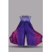 Women's Purple High-Waist Wide-Leg Trousers with Tie-Belt CT-802