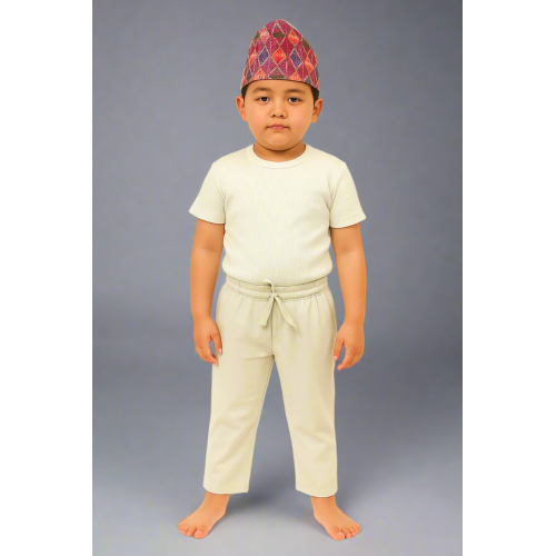 Kids Lightweight Elastic-Waist Trousers NT-11