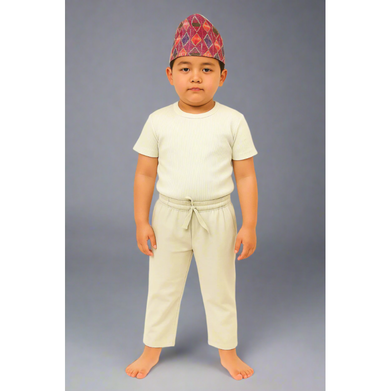 Kids Lightweight Elastic-Waist Trousers NT-11