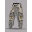 Hand-Woven Striped Cotton Joggers | Bohemian Style Utility Pants S-47