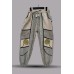 Hand-Woven Striped Cotton Joggers | Bohemian Style Utility Pants S-47