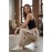 Men's & Women's Boho Linen Hemp Cargo Pants – Casual Joggers with Tribal Patchwork Details S-56