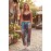 Bohemian Patchwork Cotton Trousers | Unisex Festival Pants U-51