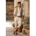 Men’s Artisanal Cotton Aladdin Half Pants | Premium Bohemian Summer Wear CT-846