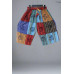 Multicolor Patchwork Cotton Half Pant for Men  S-48